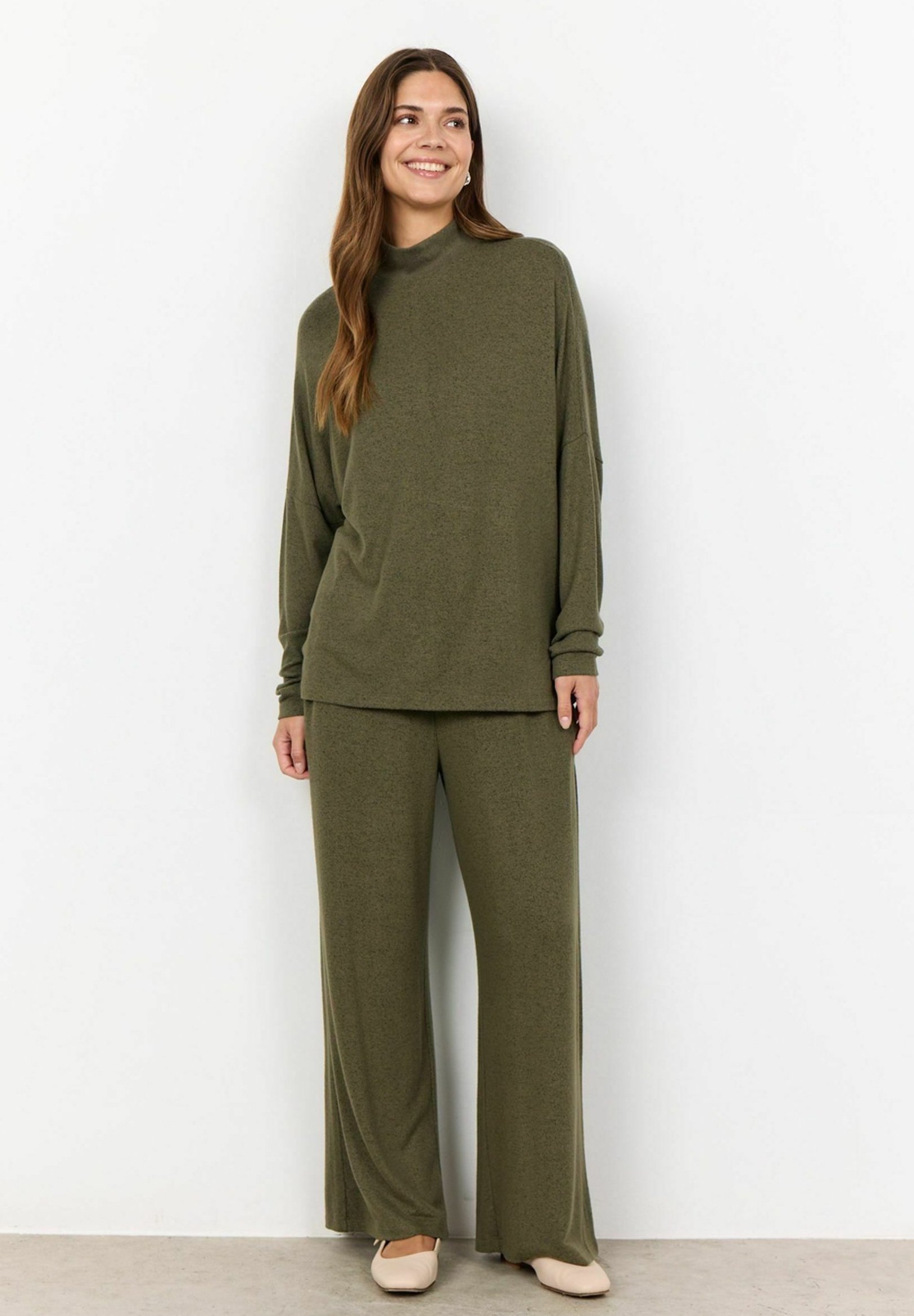 Soyaconcept SC-BIARA 126 - Maglia a maniche lunghe - verde oliva mélange