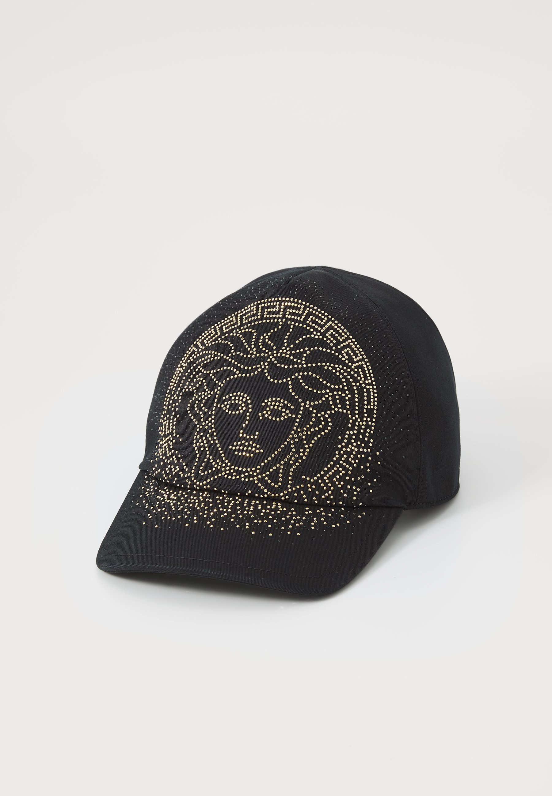 Versace BASEBALL DRILL MEDUSA STUDS UNISEX - Pet - zwart