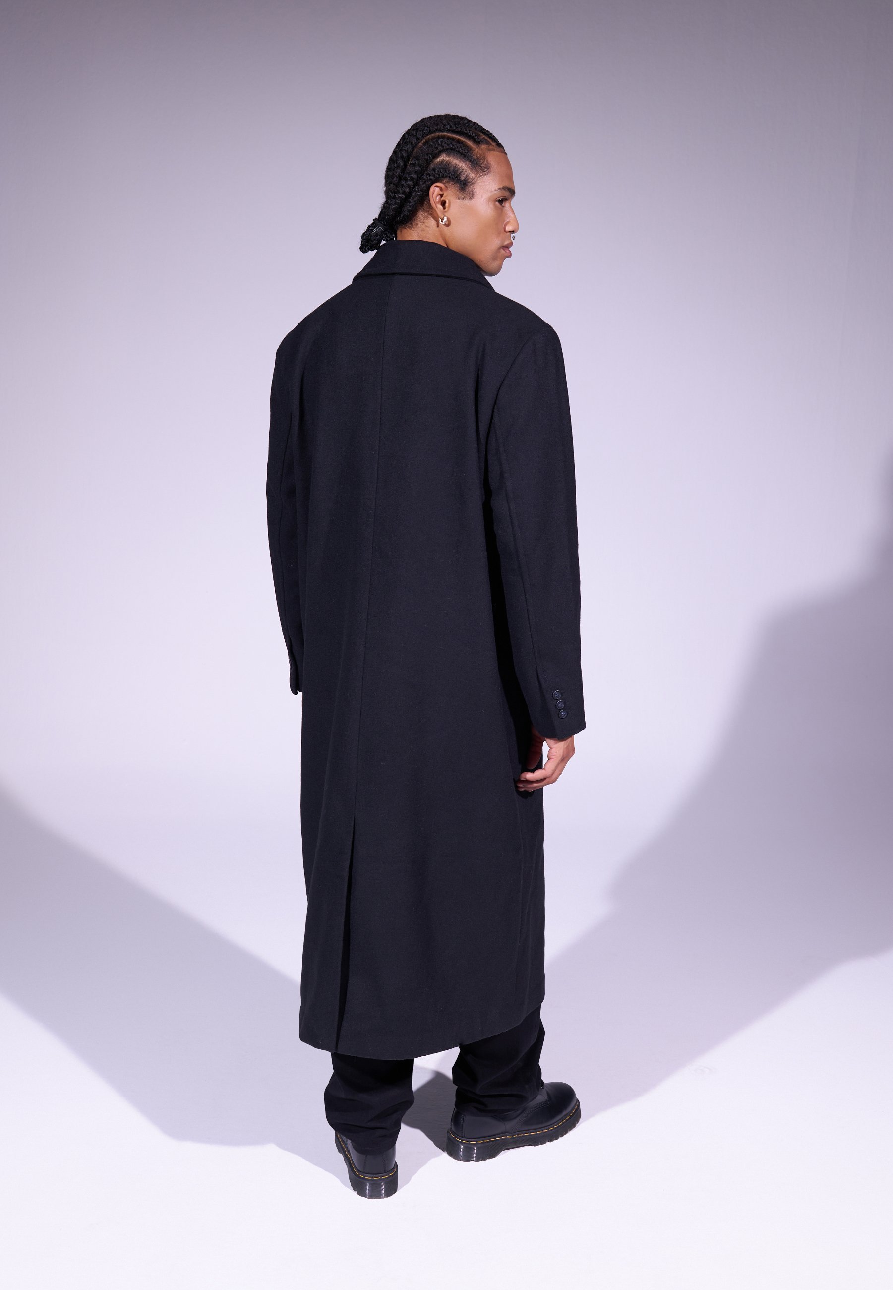YOURTURN UNISEXE - Manteau classique - noir