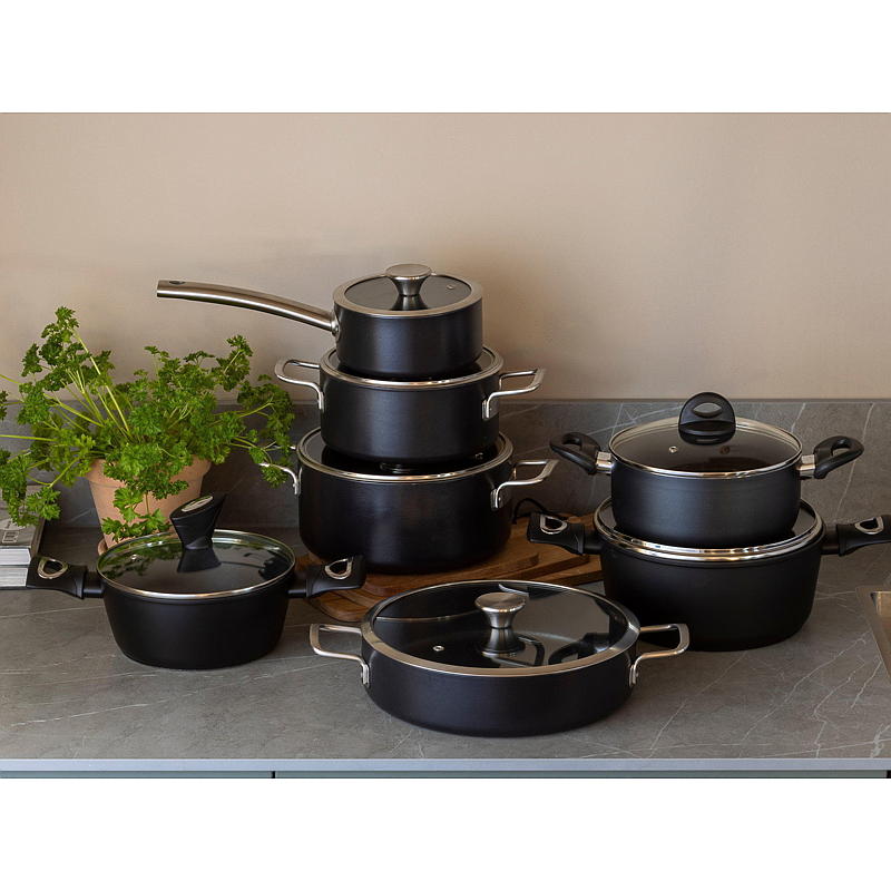 Casserole de cuisine ø 16 cm avec couvercle Chef