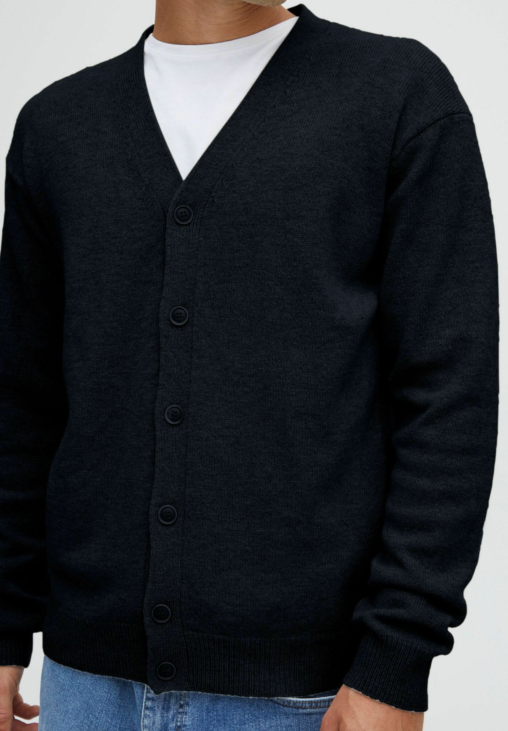 Casual Friday CFKARL - Cardigan - nero antracite