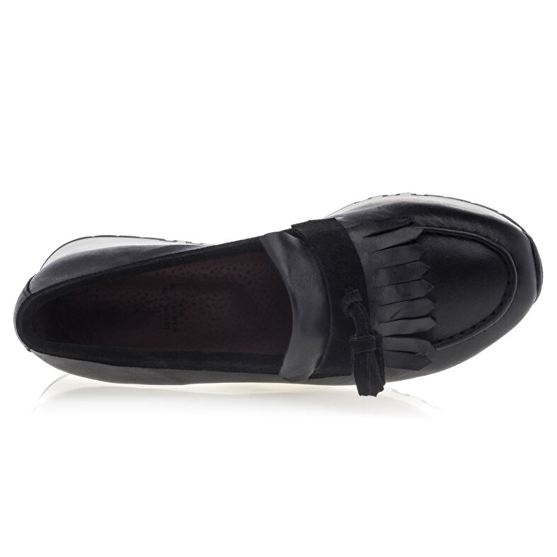 Damskie czarne mokasyny/buty żeglarskie
