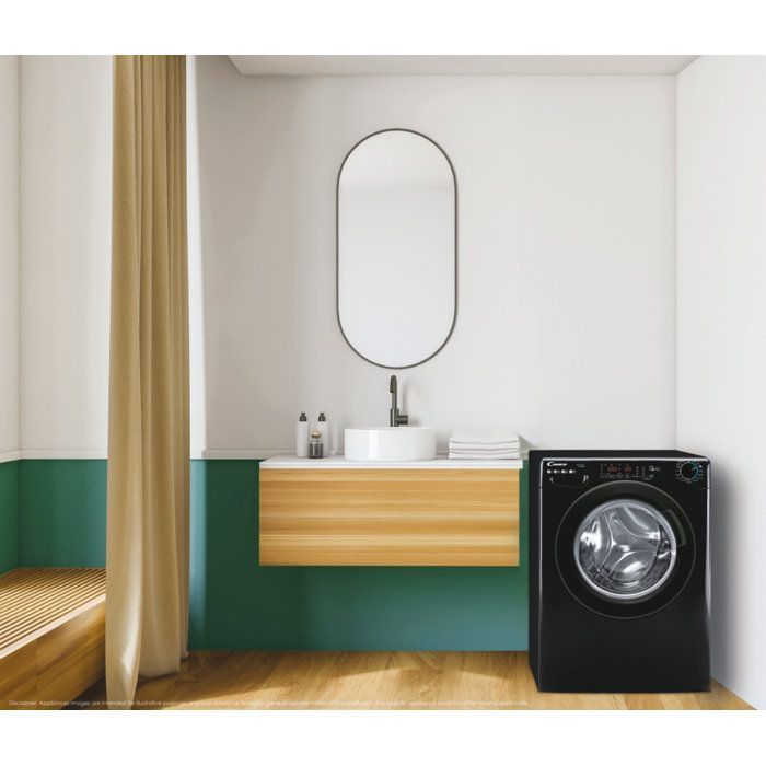 CANDY CS 1411TXMBBE/FR Front-Loading Washing Machine - 11 kg - Induction - 60cm Wide - 1400 rpm - Energy Class A - Black