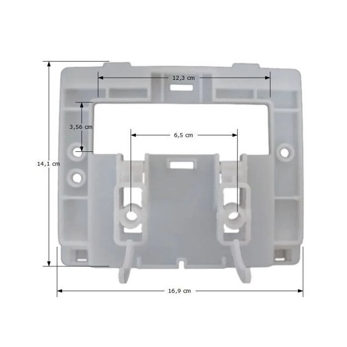 Sockel-/Arm-Einheit – ENS – PLAQ VERSO – Weiß – 1100/350 – Badaccessoires