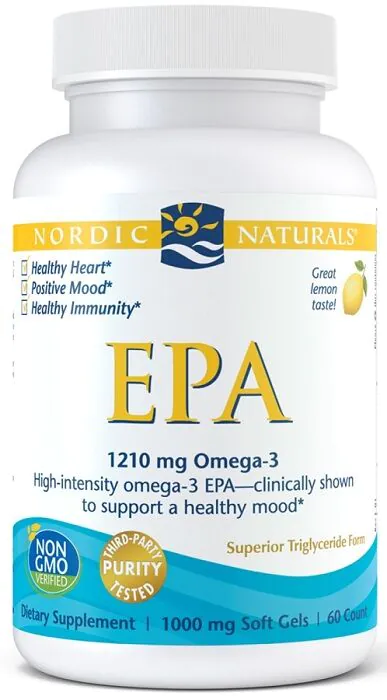 Nordic Naturals EPA 1210 mg, Kapsułki, Smak cytrynowy