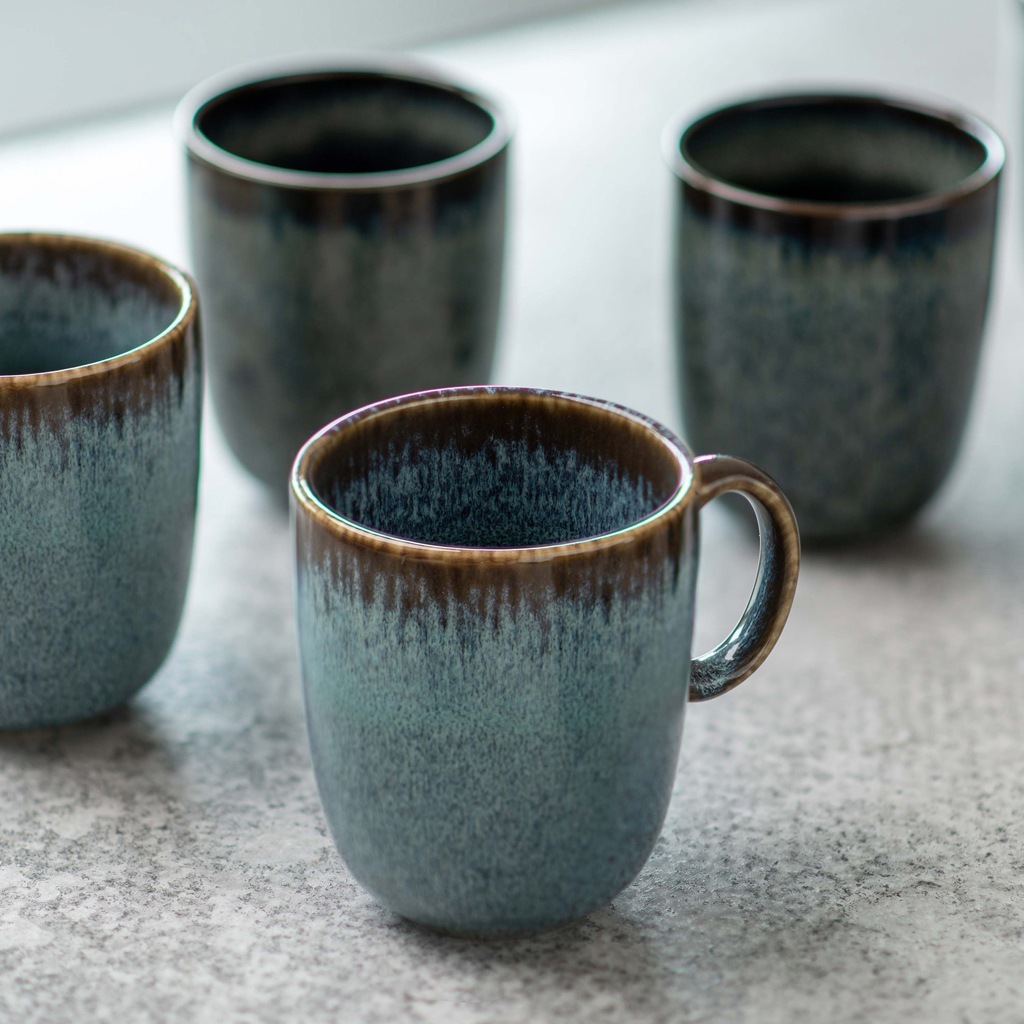 Man patinka. Puodelis su rankena „Villeroy & Boch“, „Lava gris“ – 1 vnt.