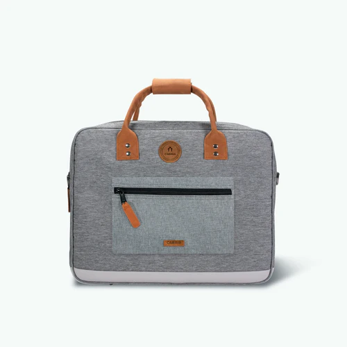 Cabaia Donkergrijze New York laptoptas