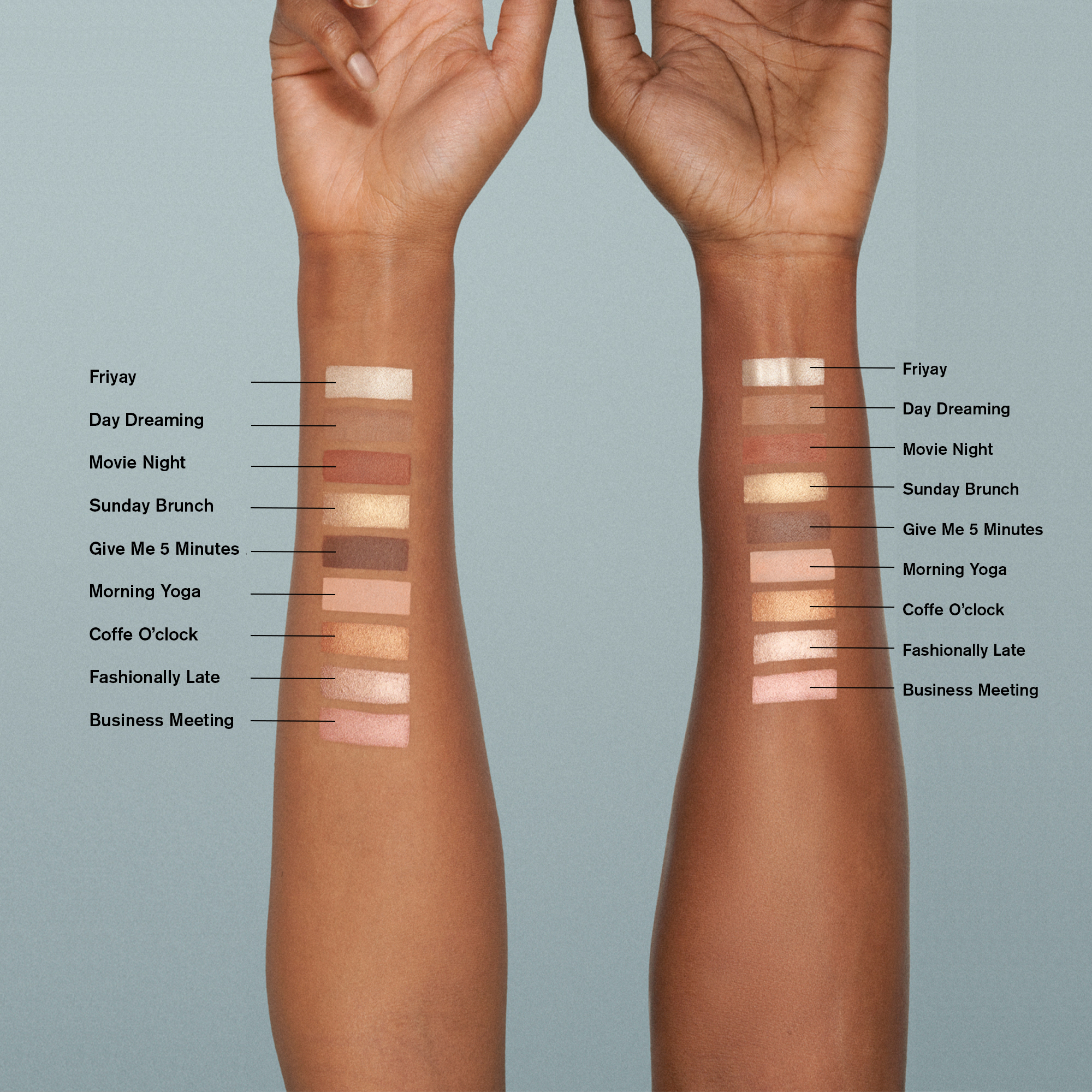 Paleta sjenila za oči Bare To Go - BeautyAct
