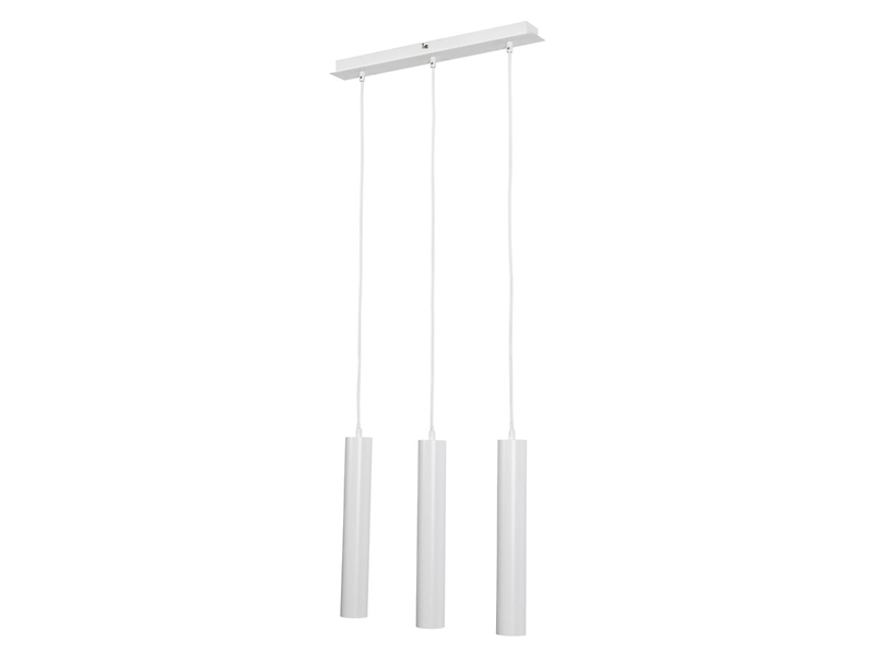 Lampa wisząca Elsa 3 -punktowa metalowa biała