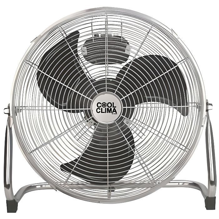 VENTILADOR ELÉCTRICO INDUSTRIAL PROFESIONAL, DISEÑO CROMADO Y GRIS, POTENTE, 220 V, DE PISO 220 V