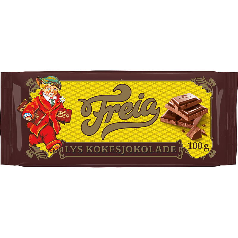 Freia Light kookchocolade 100 g, Freia