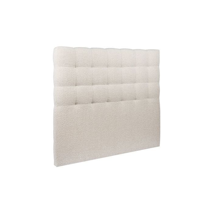 Lit coffre - Prestige - Bouclette Beige - 200x200cm - Hauteur totale 39cm