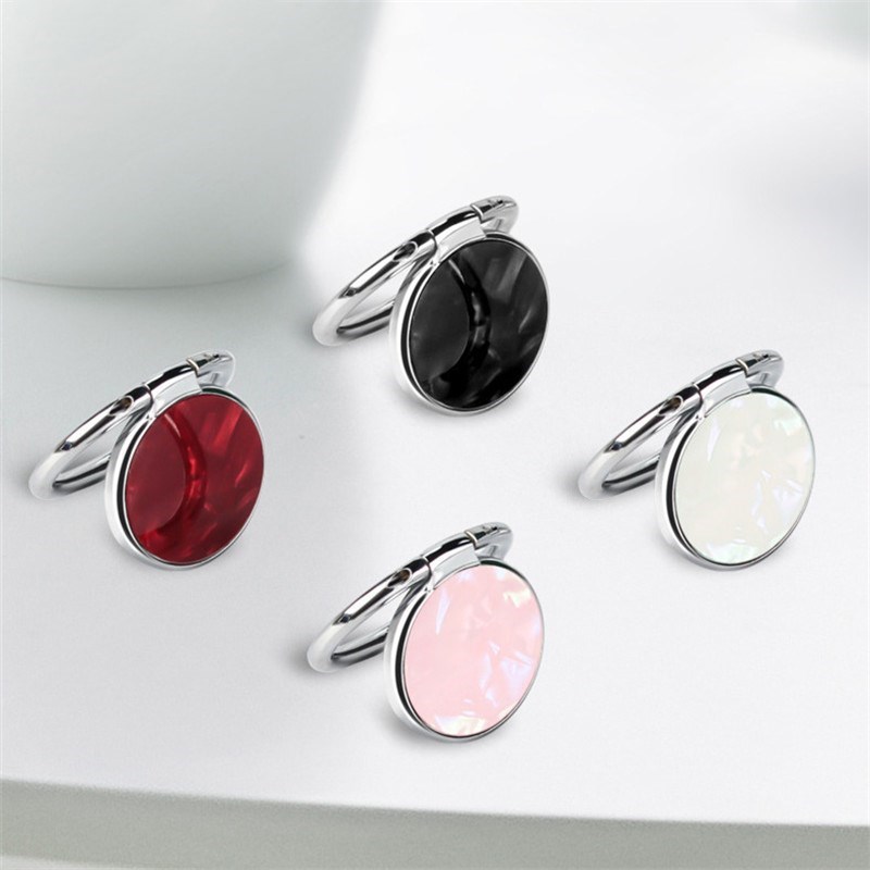 Round Metal Finger Ring Smartphone Stand Holder Universal Mobile Phone Holder Stand Magnetic Car Mount Bracket