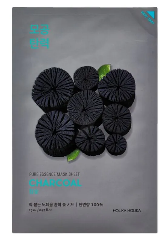 Holika Holika Pure Essence Mask Sheet Charcoal Maska do twarzy