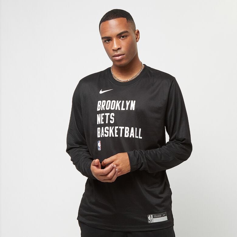 NBA Brooklyn Nets Dri-Fit Essential Print Långärmad T-shirt
