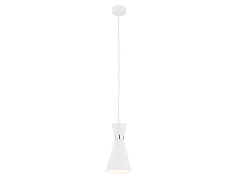 Lampa wisząca Lukka stalowa biała
