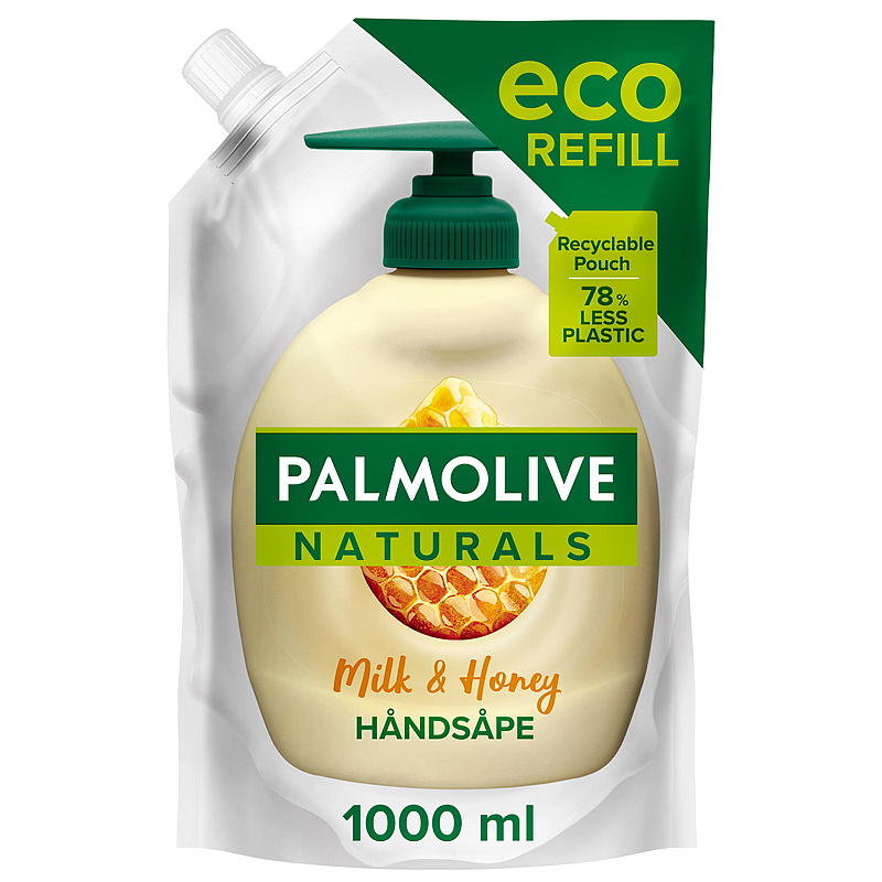 Recharge de savon pour les mains Palmolive 1000 ml Lait et Miel Palmolive
