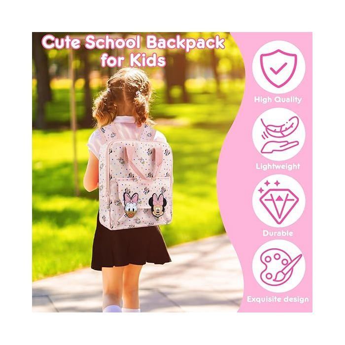 Sac à dos Mignon pour Enfants, Sac à Dos pour Filles, Sac à Dos de Maternelle, Mini Sac à Dos pour enfants avec sangle de poitrine