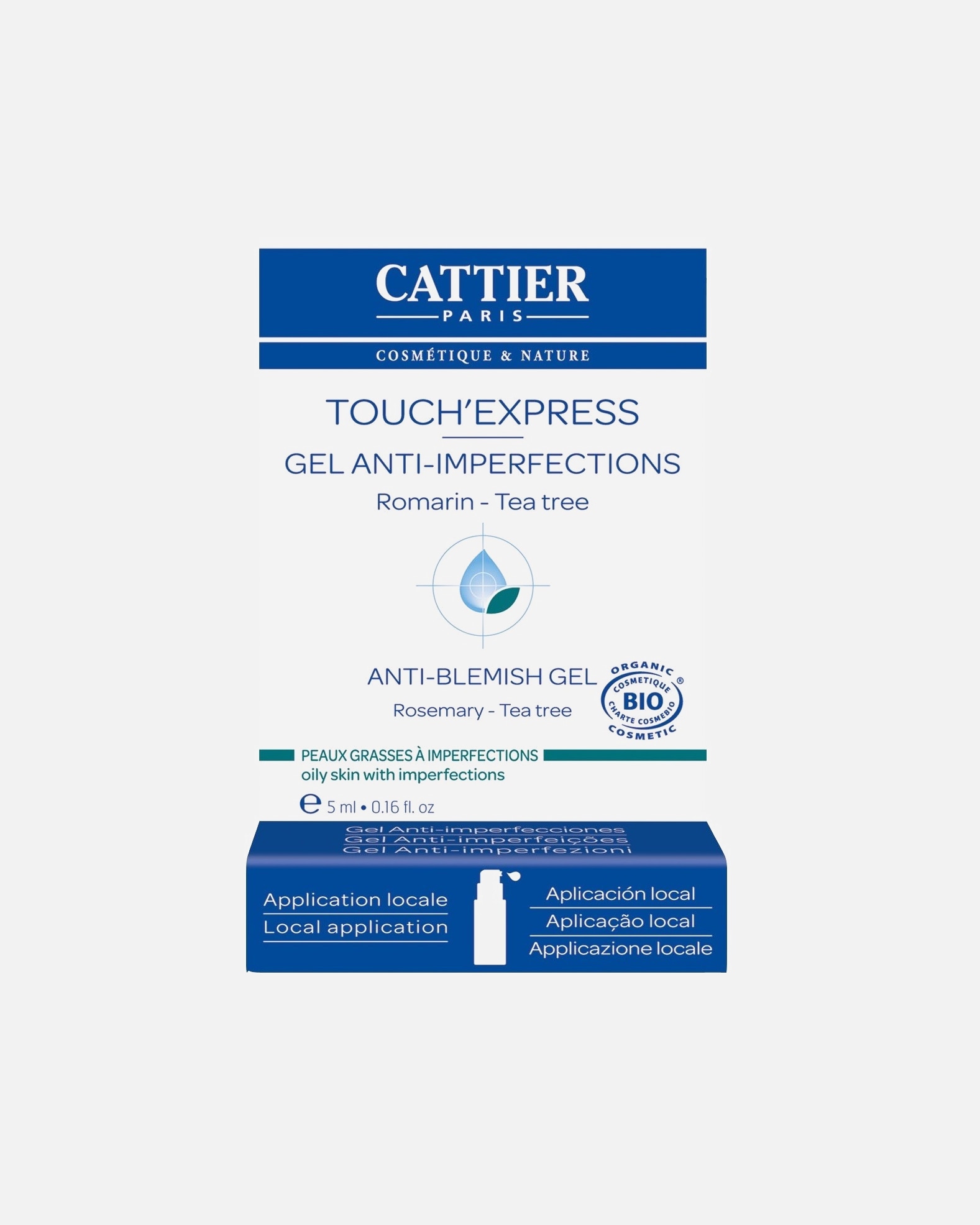 Cattier Touch'Express - peaux grasses à imperfections - 5ml