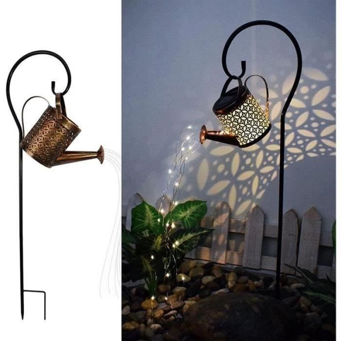 Outdoor Lantern - LECHEO - Lighted Watering Can - Solar LED - Waterproof - Garden Decoration