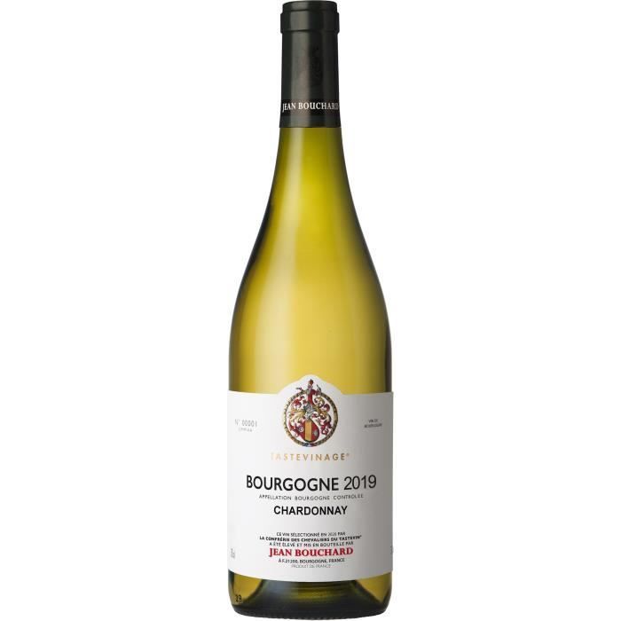 Jean Bouchard 2023 Bourgogne Chardonnay - Vin blanc de Bourgogne - Tastevinage