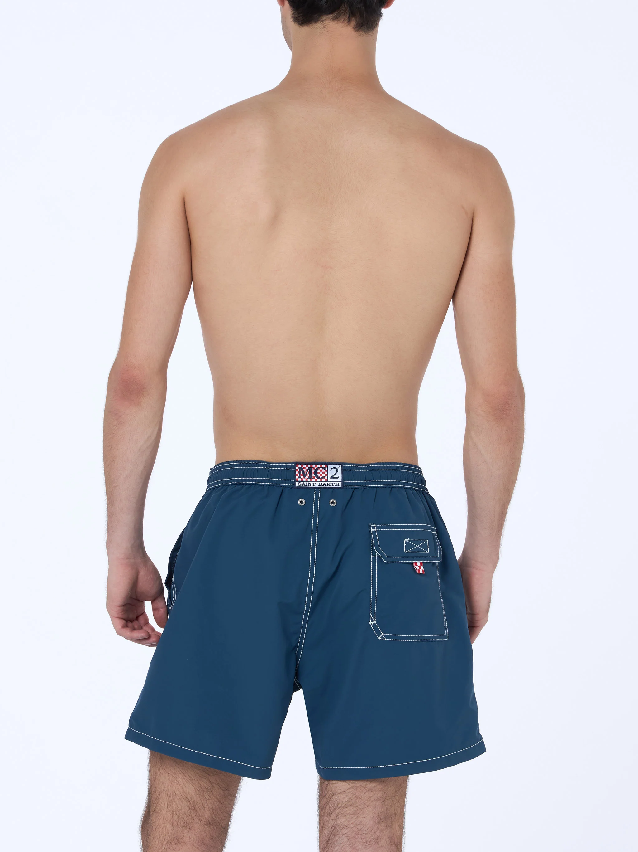 Traje clásico ligero azul Patmos