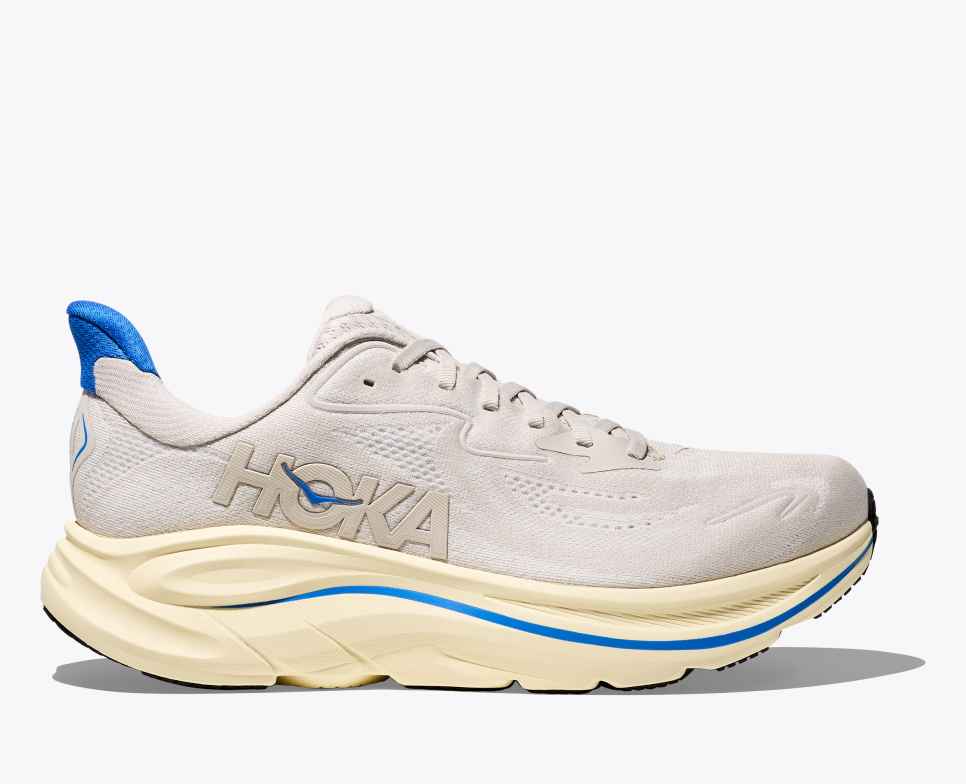 HOKA Clifton 10 Stucco / Virtual Blue