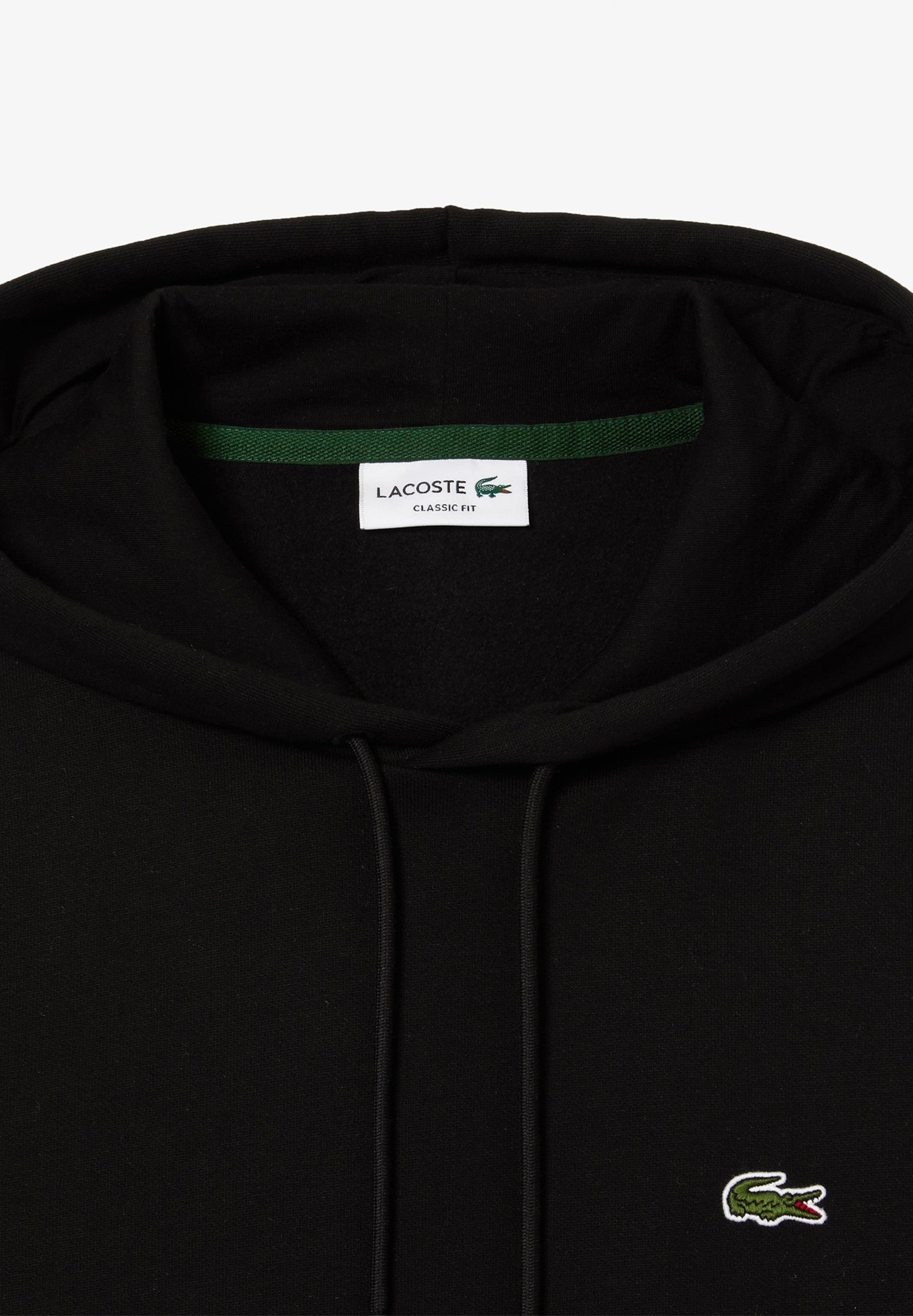 Sweat à capuche Lacoste - noir