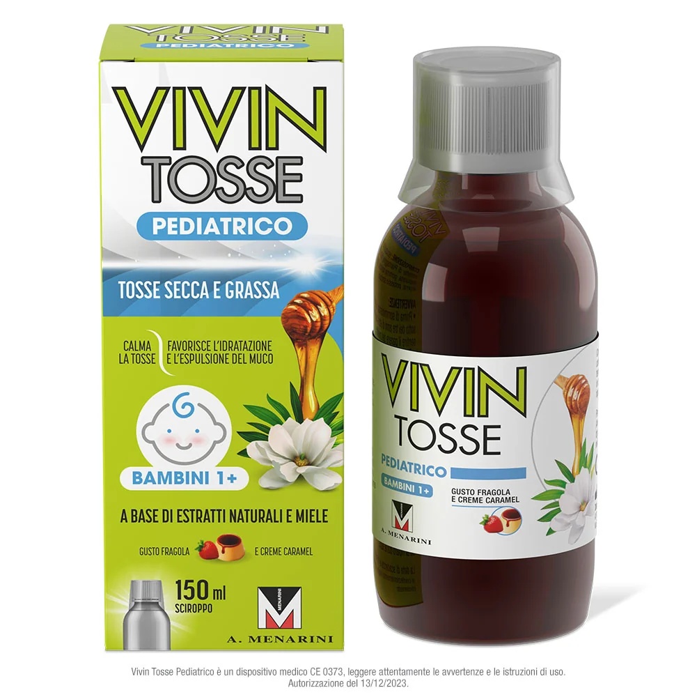 Vivin hoestsiroop voor kinderen 150 ml Droge en slijmerige hoest