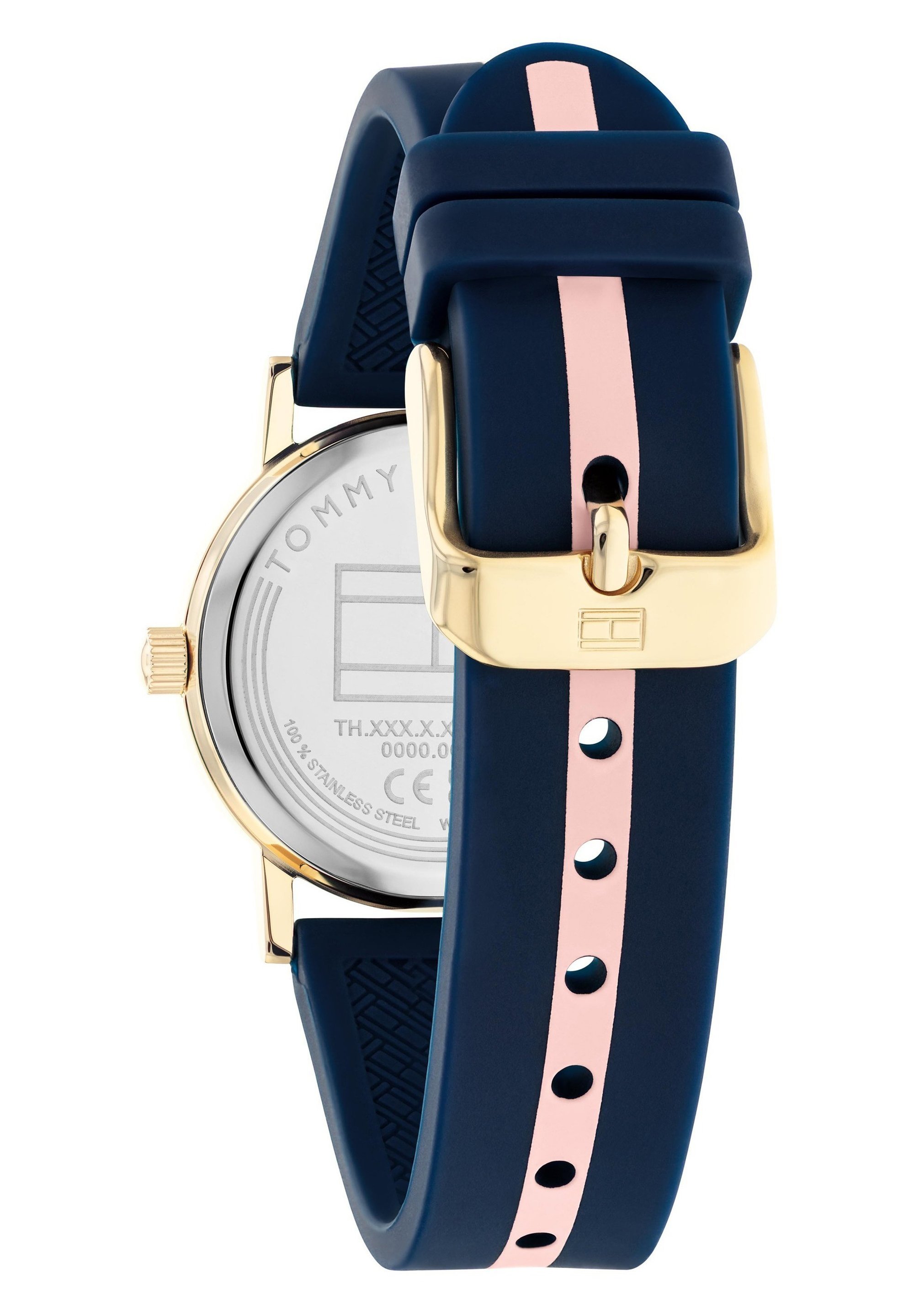 Montre Tommy Hilfiger SPORT - couleur or bleu bleu
