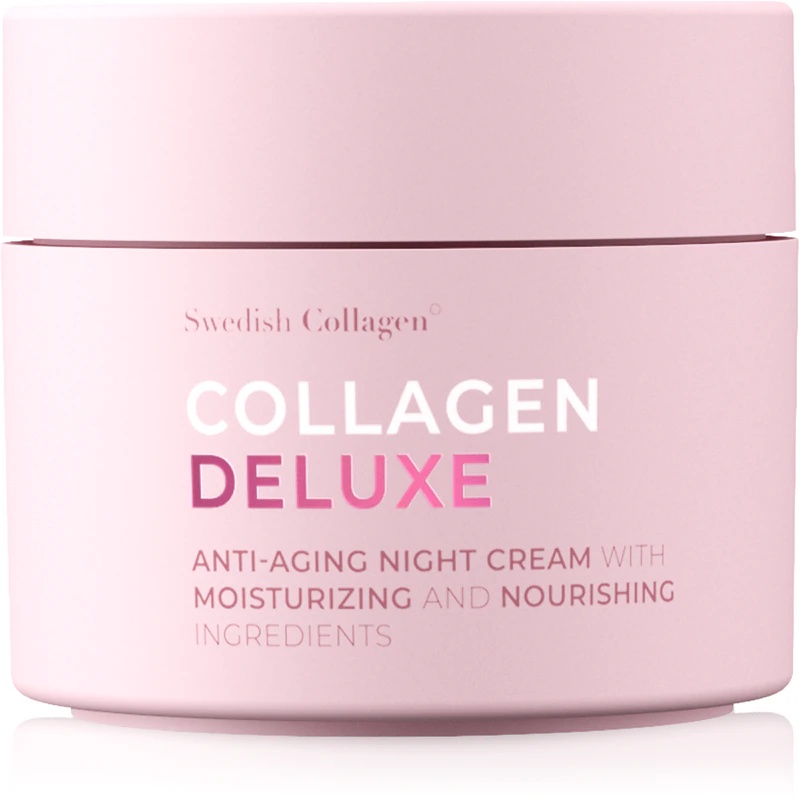 „Swedish Collagen Deluxe“ naktinis kremas yra atjauninantis naktinis kremas.