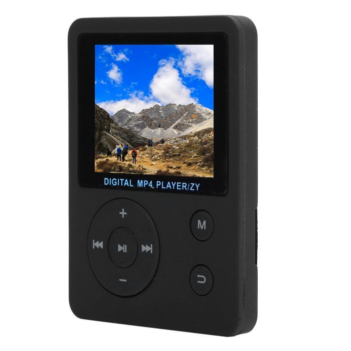 Lettore MP4 portatile con schermo LCD da 18 pollici, radio, mini lettore musicale, registratore vocale, etichetta per ebook.