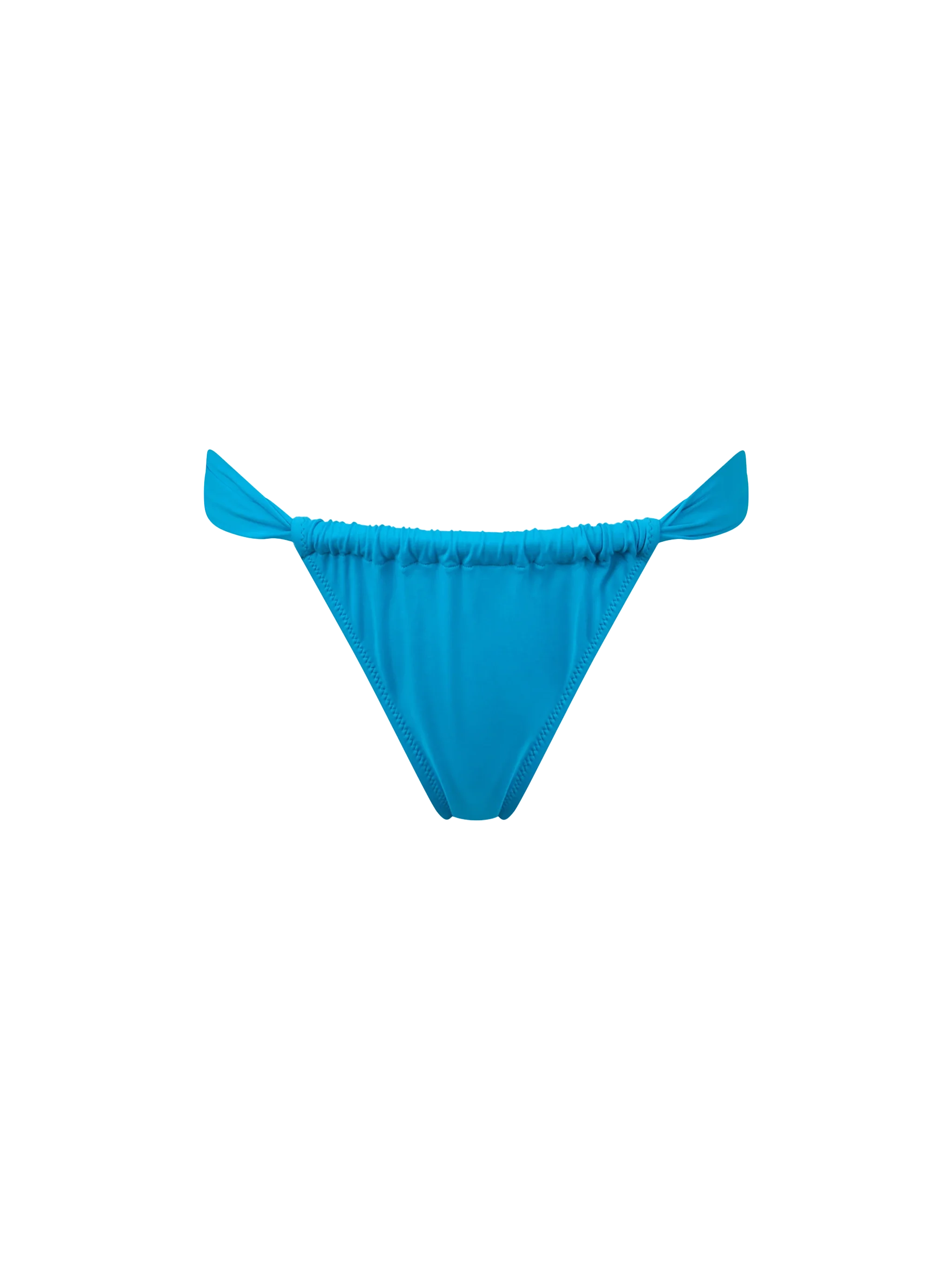 Culotte de bain turquoise taille haute pour femme Noelle