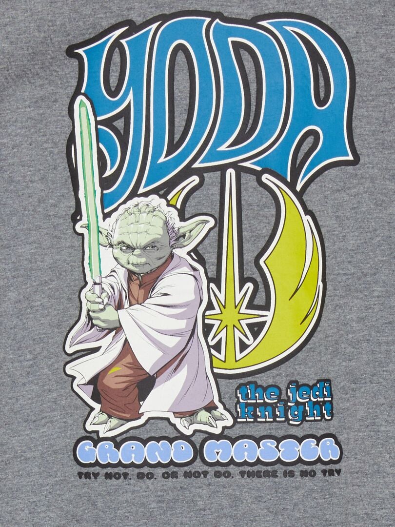 Conjunto de pijama de Yoda de Star Wars - 2 piezas - GRIS