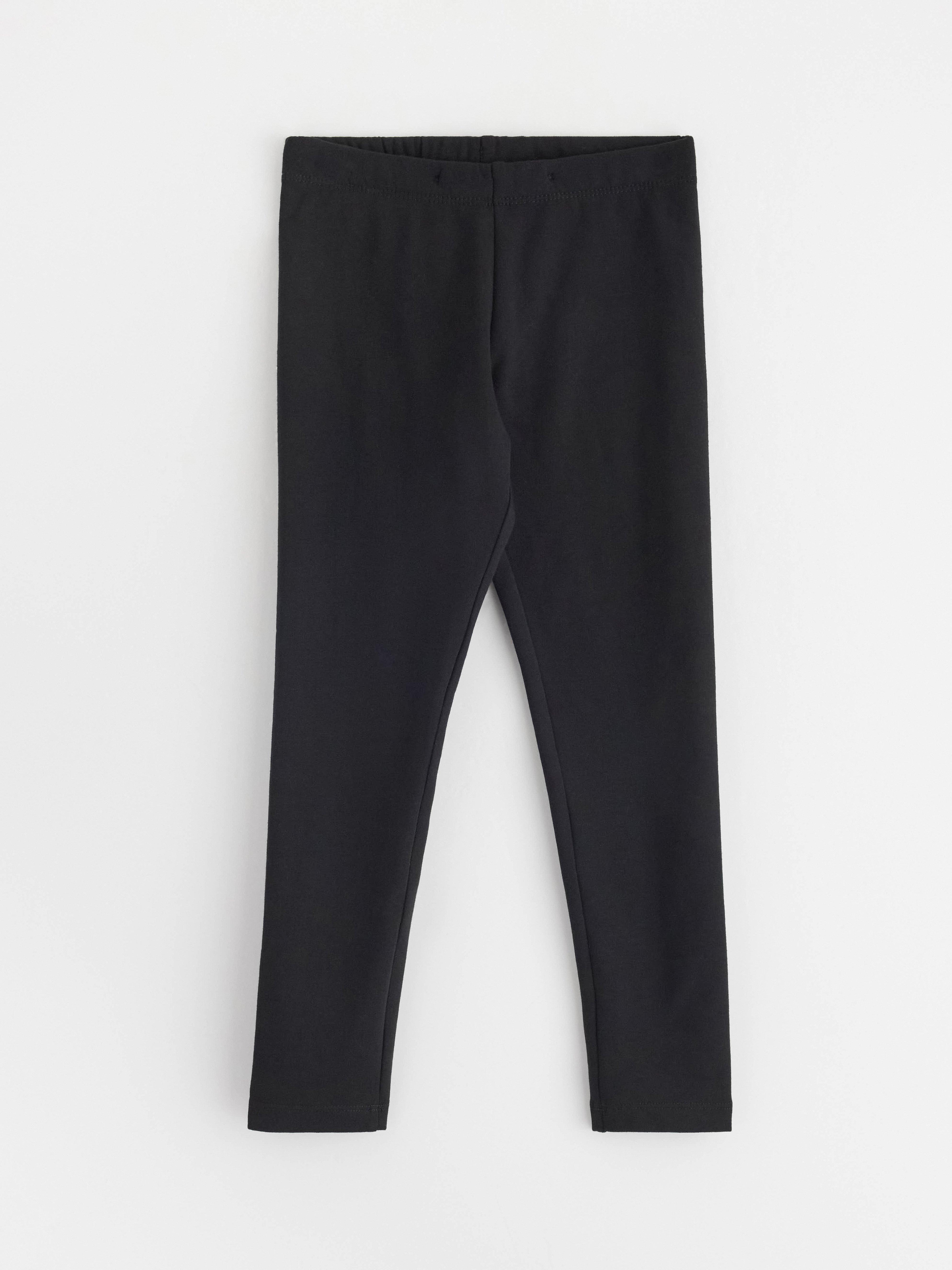 Leggings con interior cepillado negro