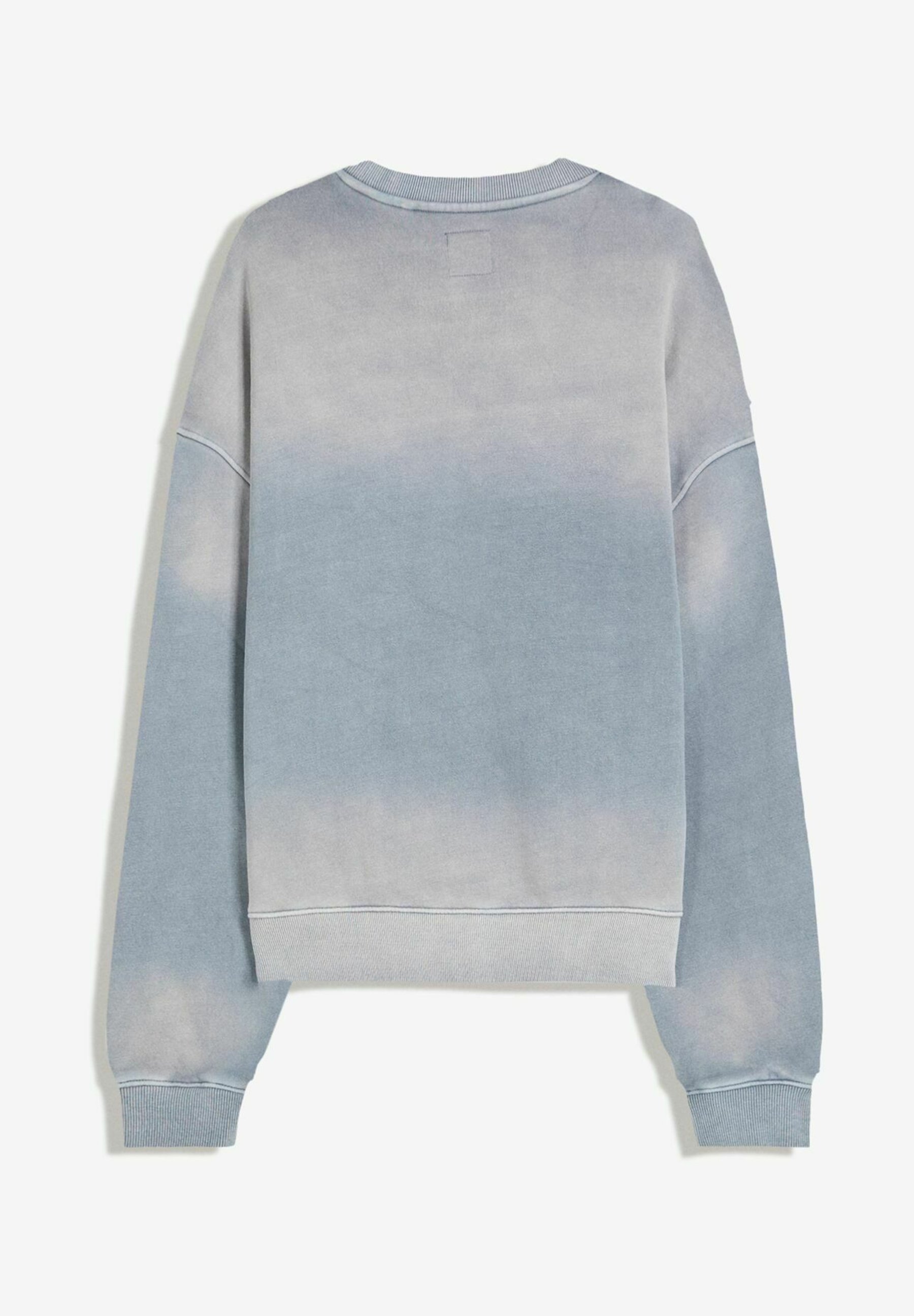 Felpa Bershka FADED-EFFECT - azzurra