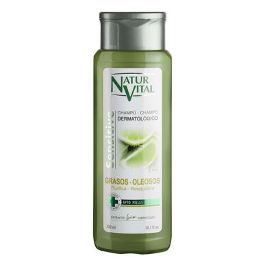 Natur Vital sjampo for fett hår, sensitivt og lime 300 ml 300 ml