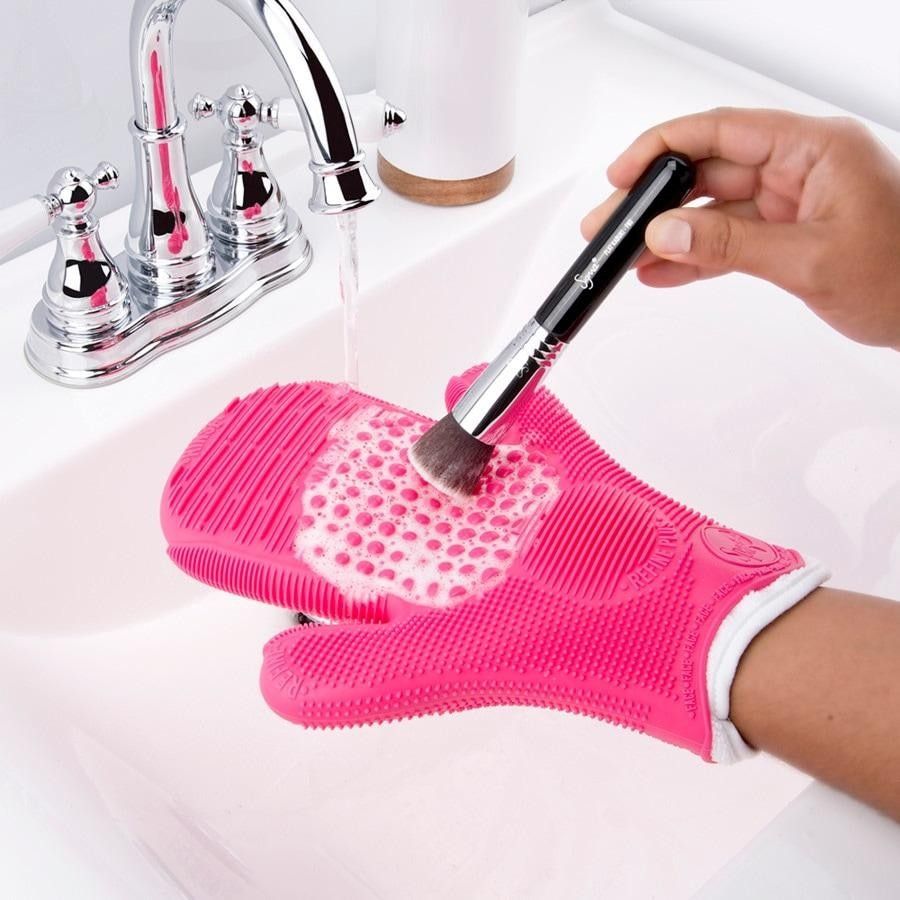 Sigma set za čišćenje četkica, 2x rukavica za čišćenje spa četkica – 1 komad