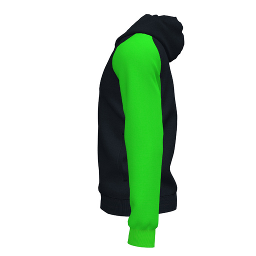 Bunda s kapucí Joma Academy IV, černá/fluorescenčně zelená