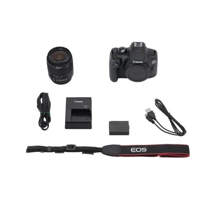 CANON EOS 1300D Entry-Level DSLR Camera + EF-S 18-55mm DC III Lens - CMOS Sensor - 18 Megapixels
