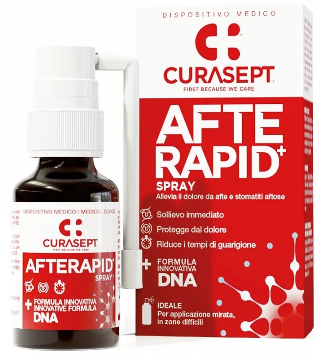 CURASEPT Curasept Afte Rapid+ DNA Spray 15 ml