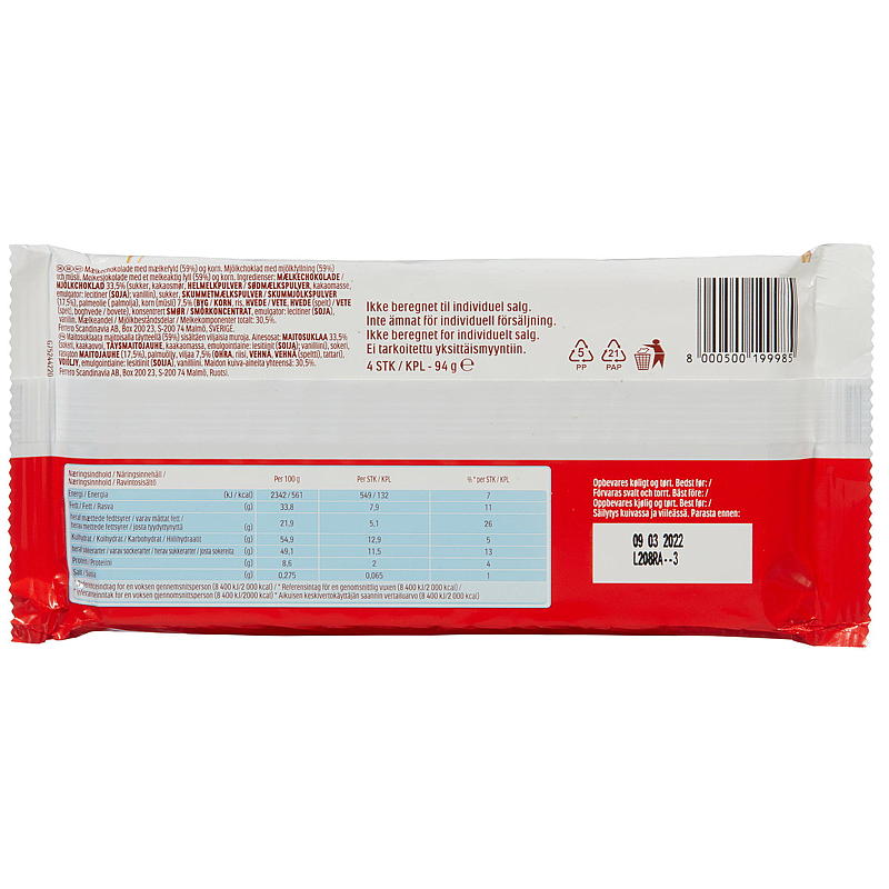 Kinder Kinder Country 94 g