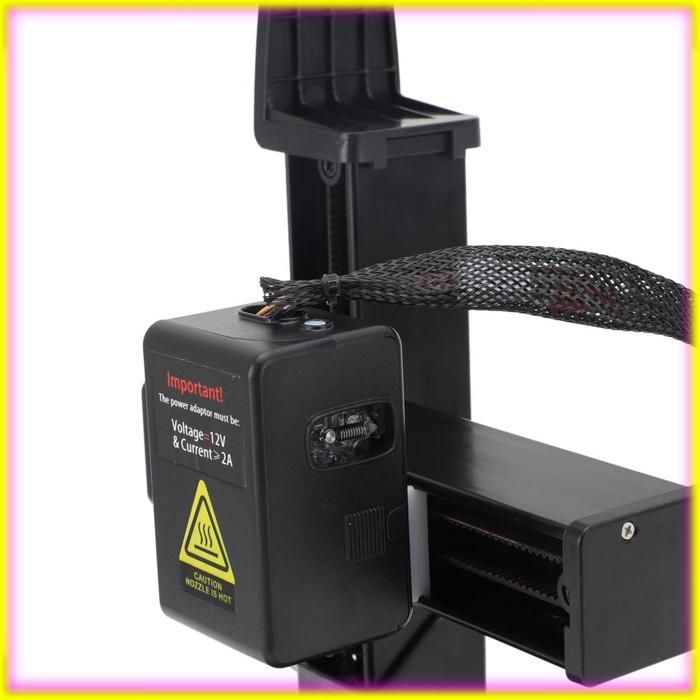 keenso Mini 3D Printer FDM Complete Kit - Professional Precision, New Extrusion Technology, EU Plug Area Black