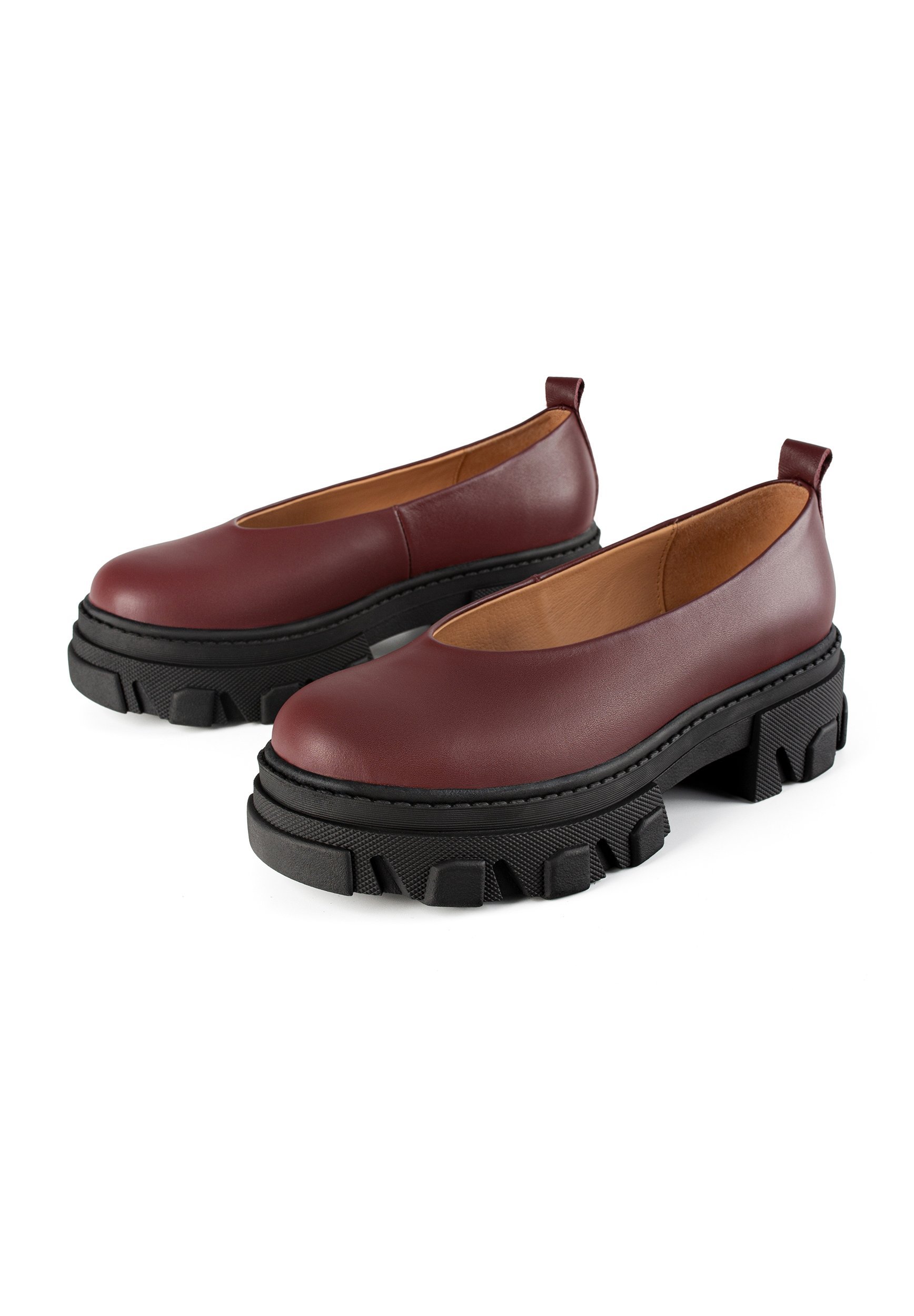 L37 STRAIGHT UP - Slip-ons - bordeaux