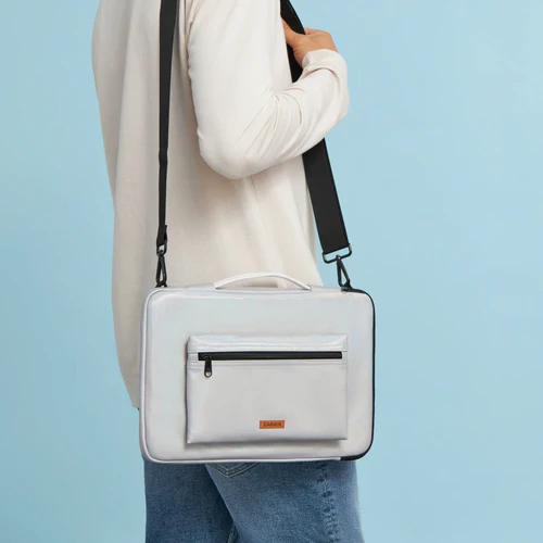 Cabaia Housse ordeneur Saint Sever 13/14 pouces argenté