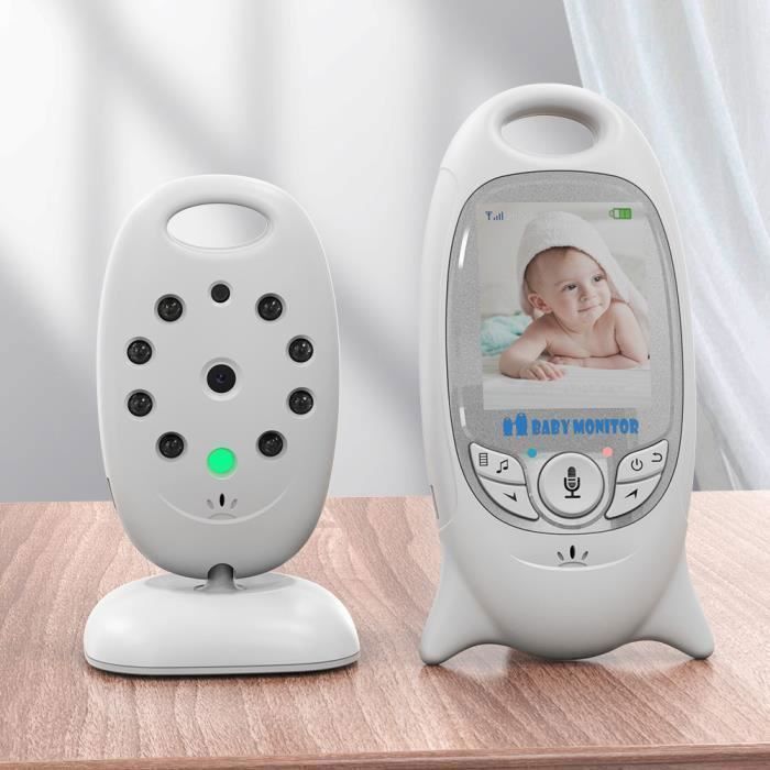Cámara de vigilancia para bebés, pantalla LCD de 2,0
