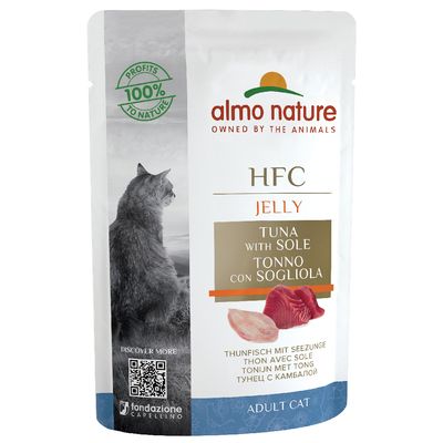 Almo Nature HFC natuurlijke zakjes, voordeelverpakking 24 x 55 g