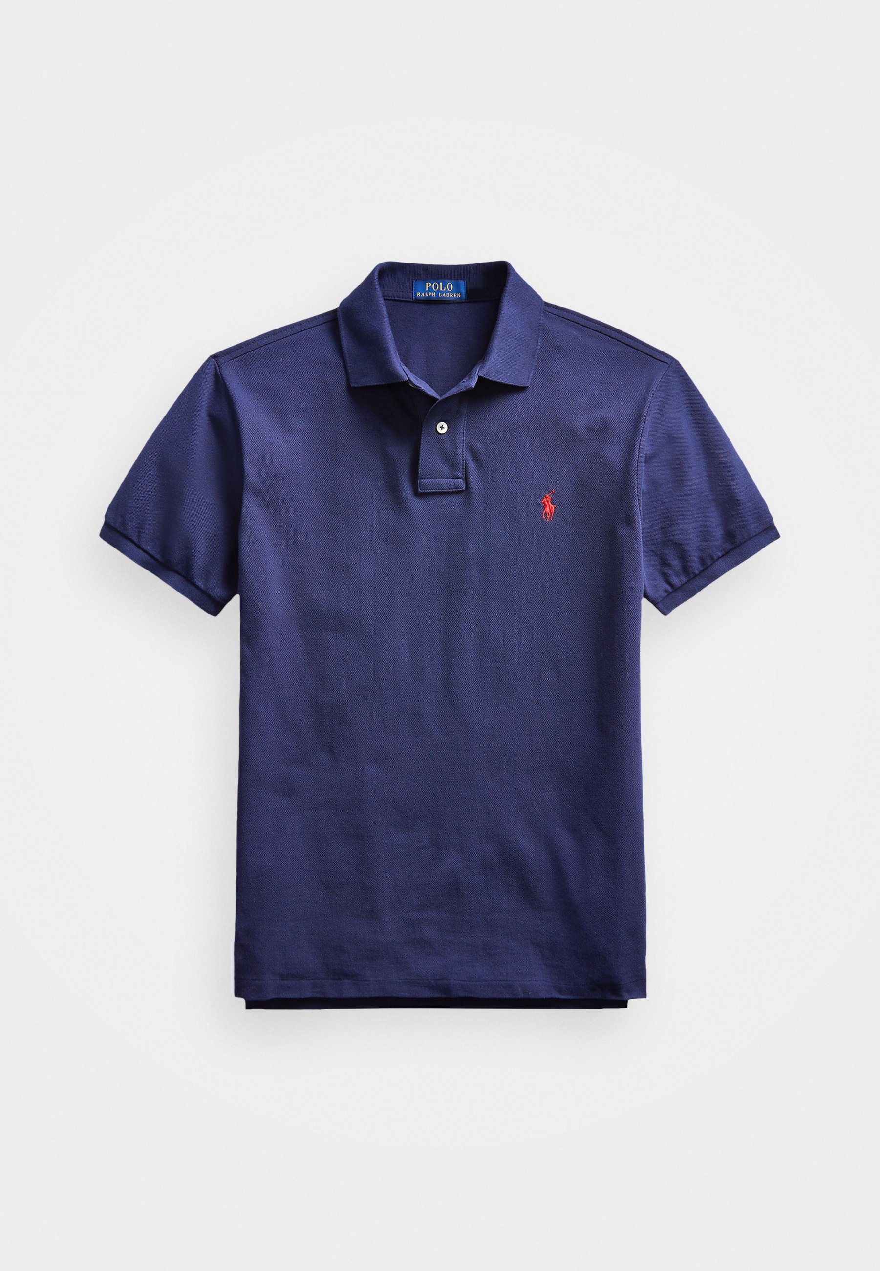 Polo Ralph Lauren SLIM FIT - Polo bleu marine Newport