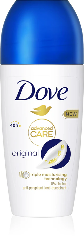 Desodorante roll-on Dove Advanced Care Original