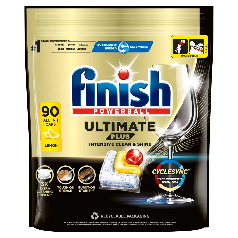 Finish Kapsułki do Zmywarki Ultimate Plus Lemon